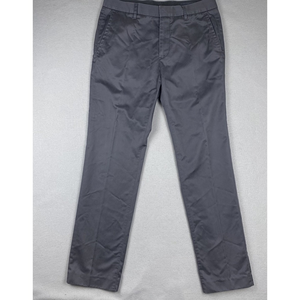 Bonobos Weekday Warrior Friday Straight Leg Gray Pants 31x32 Mens Business Smart